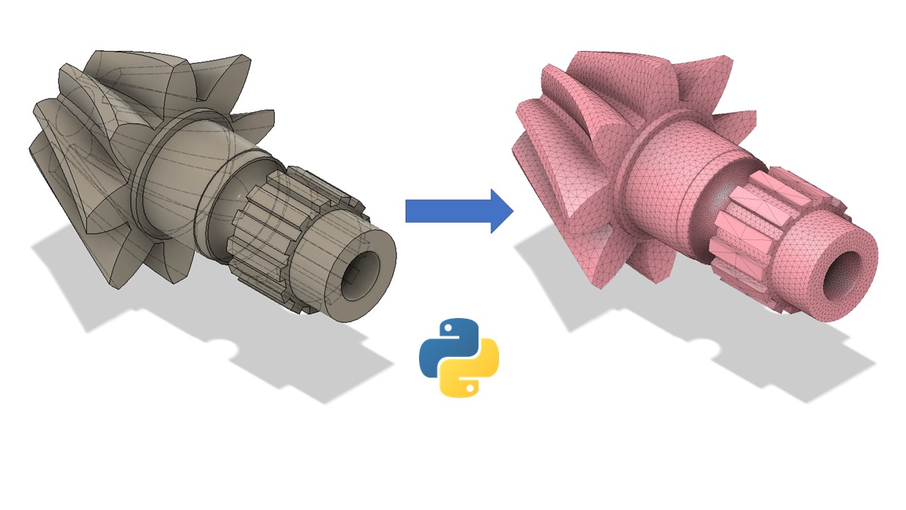 How to convert any STP, STEP, IGS, IGES, BREP 3D model file to a STL mesh with python